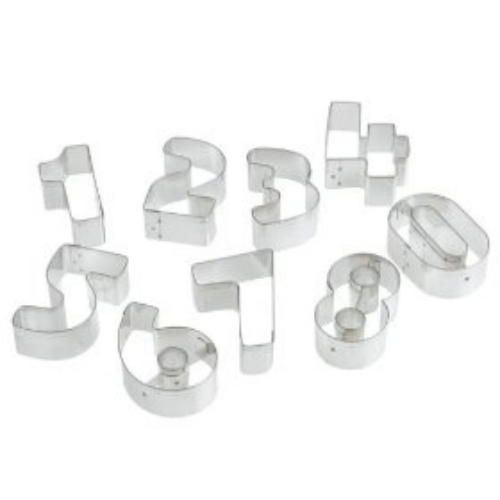 Cookie Cutter Set Numbers