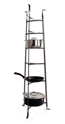Enclume Premier 6-Tier Cookware Stand - Hammered Steel