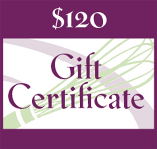 $120 Gift Certificate