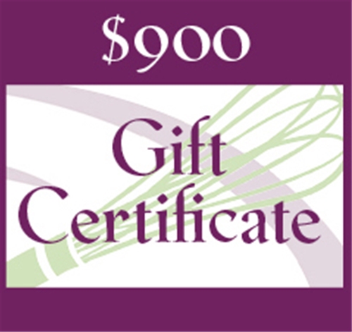 $900 Gift Certificate