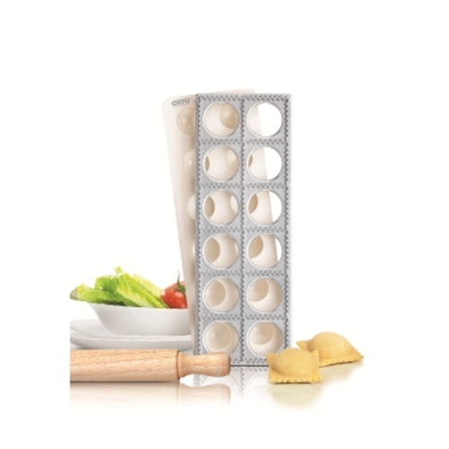 Ravioli Form with Press and Rolling Pin