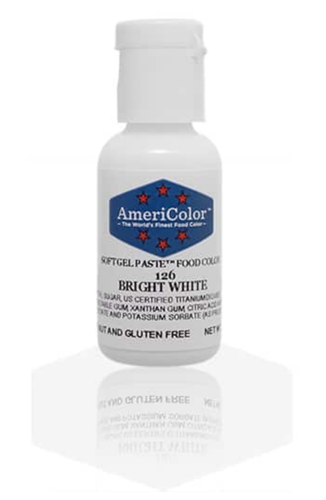 Gel Paste Food Coloring Bright White 