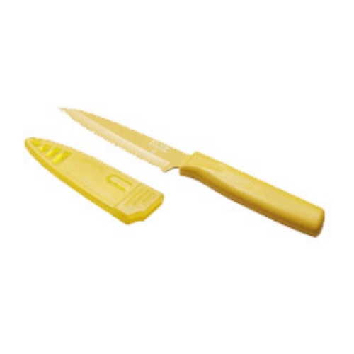 Serrated Nonstick Knife - Yellow
