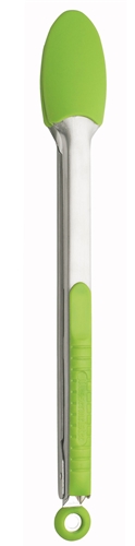 12&quot; Locking Tongs Silicone - Green by Messermeister