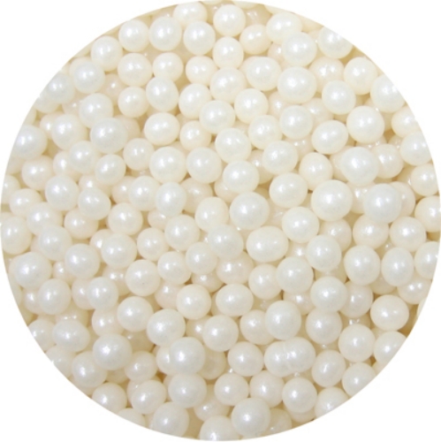 Edible Pearls - White 4 mm