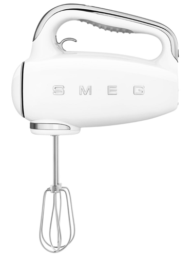 SMEG 1950s Retro Style Aesthetic Hand Mixer - White