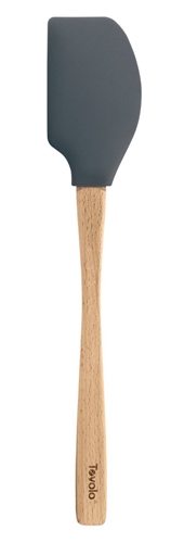 Silicone Spatula with Wood Handle - Charcoal