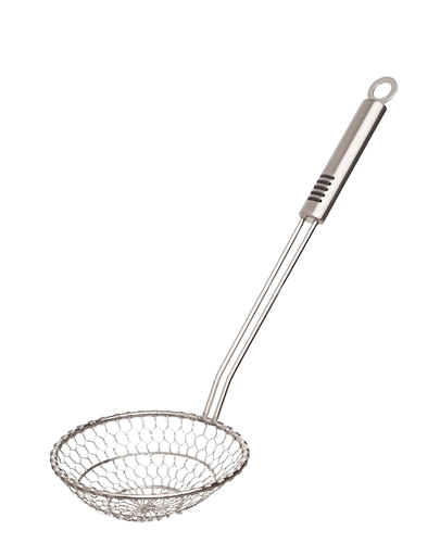 7-inch Stainless Strainer Spider with Stainless Handle