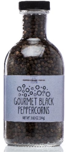 Black Peppercorns in Stout Jar