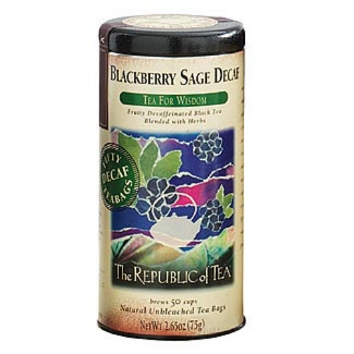 Blackberry Sage Decaf Black Tea Bags