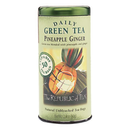 Pineapple Ginger Green Tea Bags