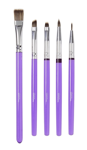 Brush Decorating Set - Set of 5 Brushes