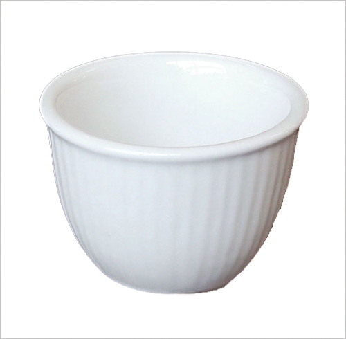 Ribbed Custard Cup