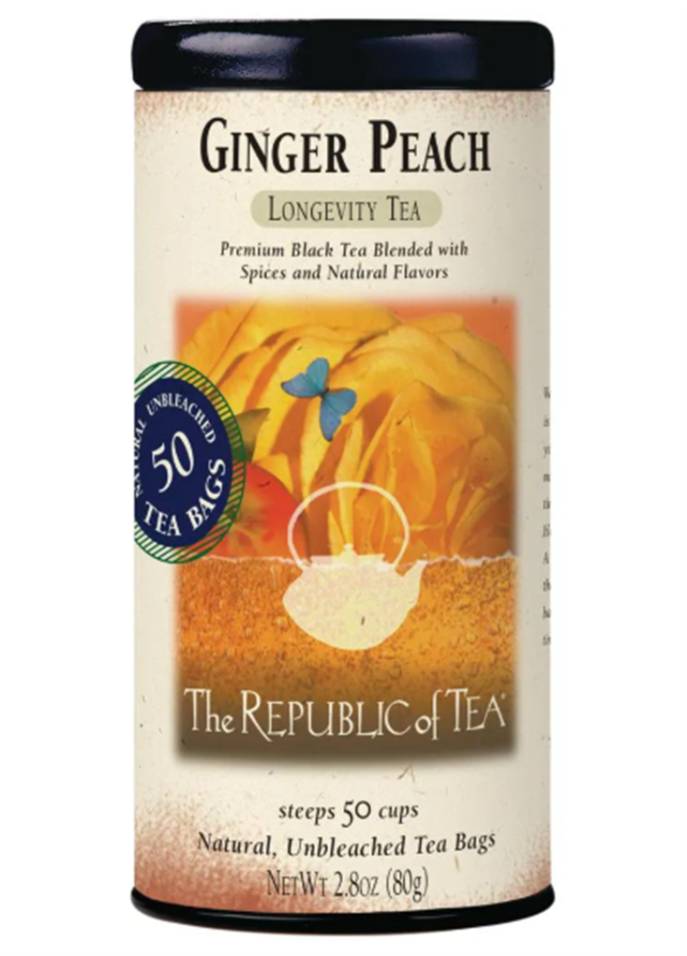 Ginger Peach Tea Bags