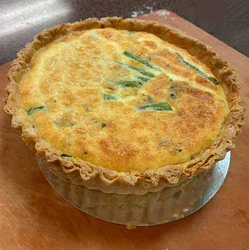 Asparagus-Fontina Quiche