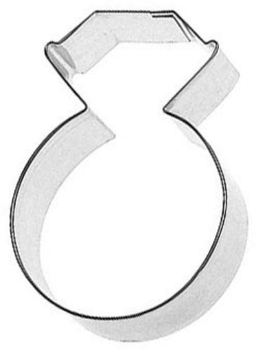 Diamond Ring Cookie Cutter
