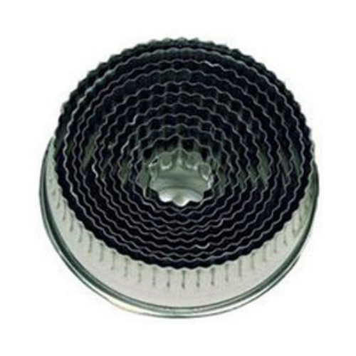 Cookie Cutter Set Round Fluted 