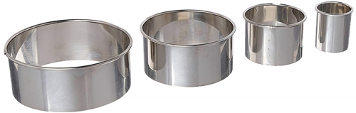 Cookie Cutter Set of 4 Plain Round