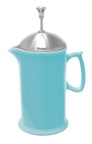 Chantal Ceramic French Press - Aqua