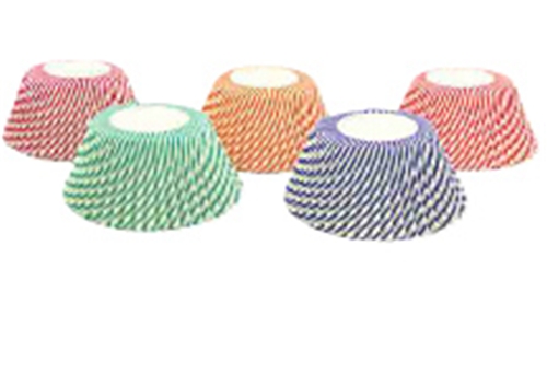 Baking Paper Liners - Candy Cane Swirl
