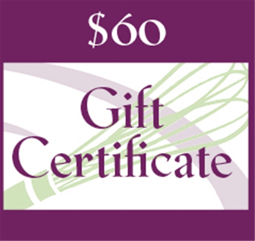 $60 Gift Certificate