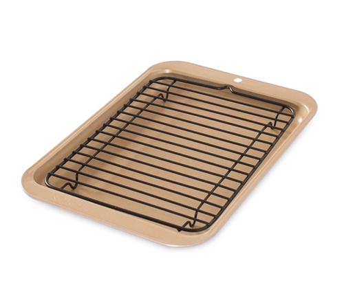 Nonstick Compact Ovenware 2-Piece Broiler Pan Set