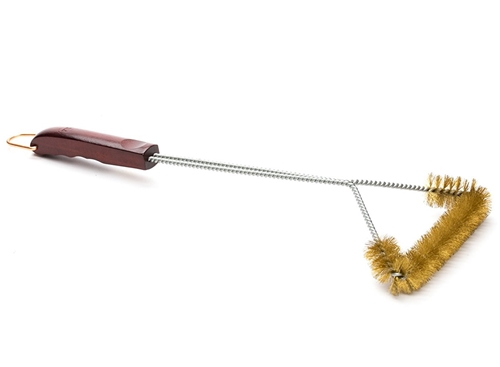 Grill Brush with Rosewood Handle