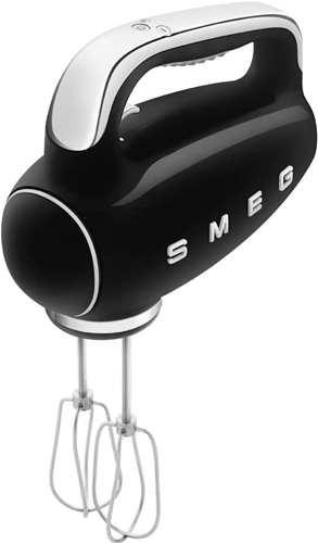 SMEG 1950s Retro Style Aesthetic Hand Mixer - Black