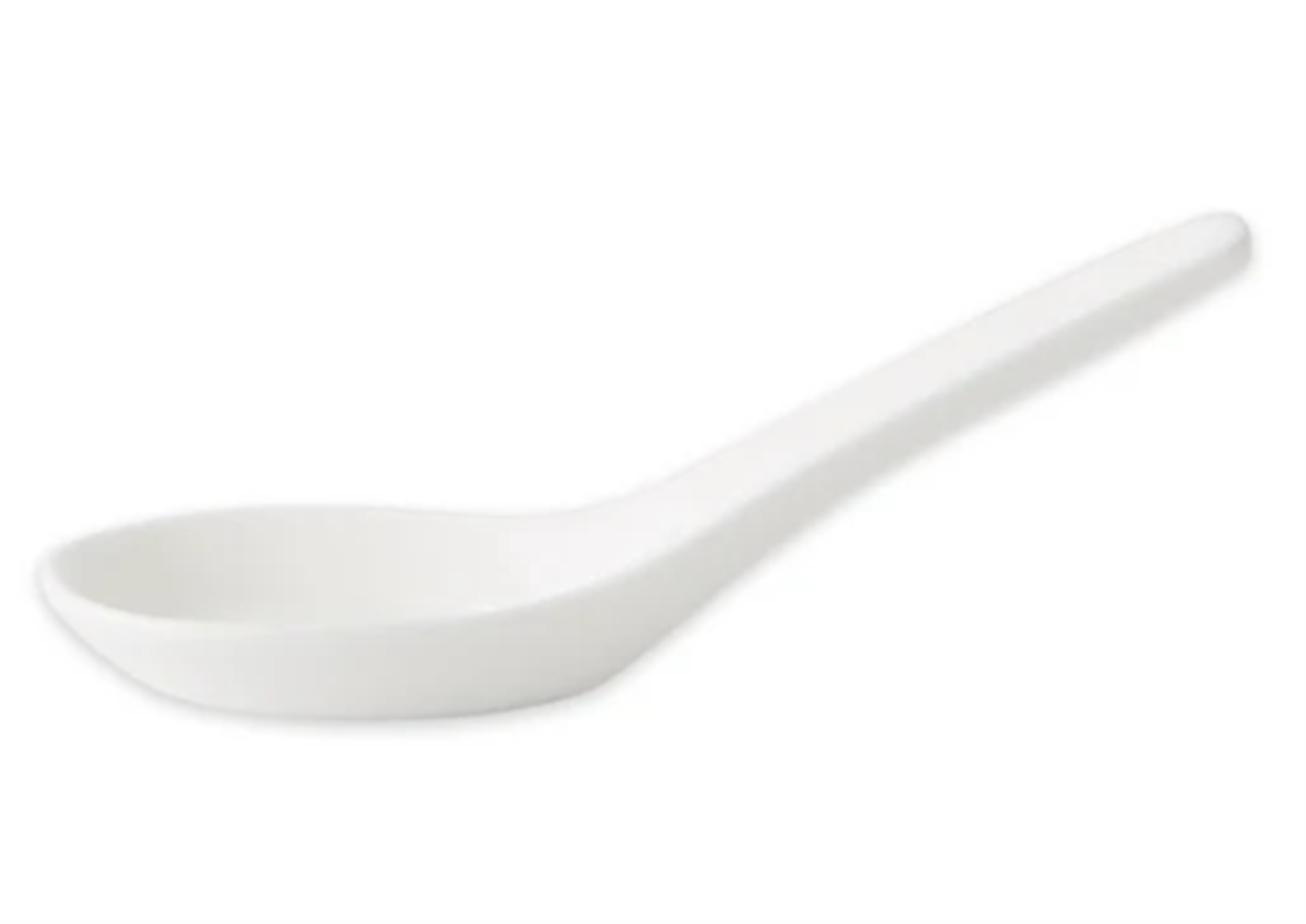 Soup/Appitizer Spoon - White Porcelain