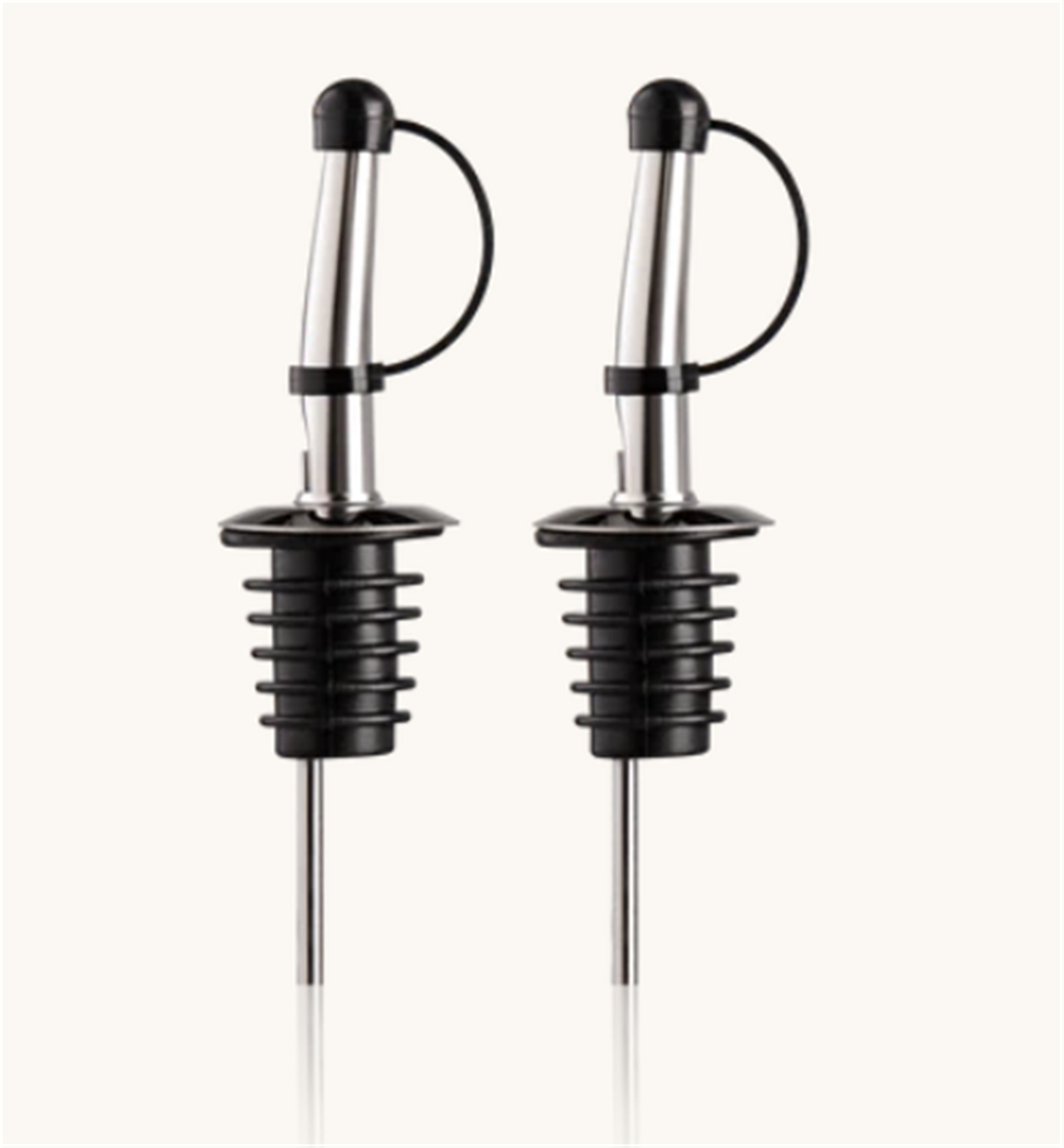 Vacu Vin Bottle Pourers with Cap- Set of 2